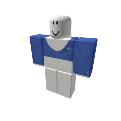 ପ kawaii blue loose top ♡