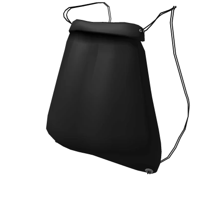 Black Drawstring Bag