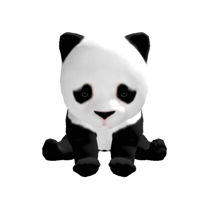 Cute Panda Sitting on Head [ANIMATED]