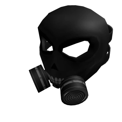 Black Skull Gas Mask