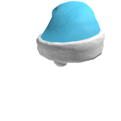 Light Blue Santa Hat