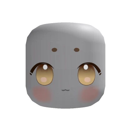 🍀Animated Soft Chibi Eyes Face (Brown)