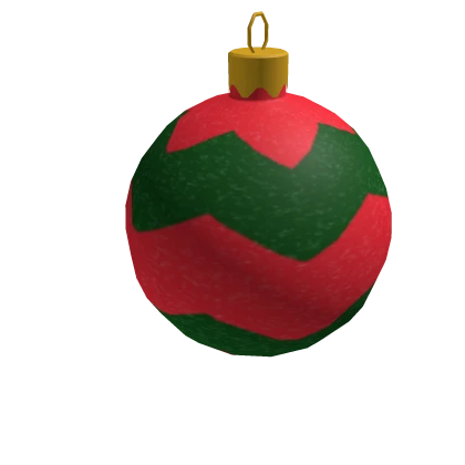 Classic Ornament of Red And Green Cheer