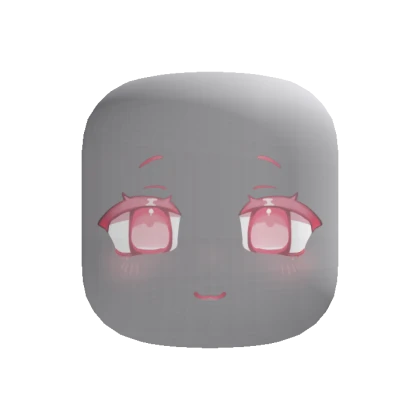 Chibi Cute Pastel Pink Face [Recolorable]