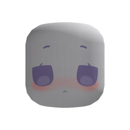 🍀Animated Sleepy Chibi Eyes Face (Purple)