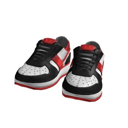Red & White Streetwear Shoes