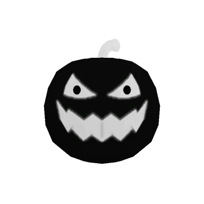 Scary Pumpkin BLACK & WHITE