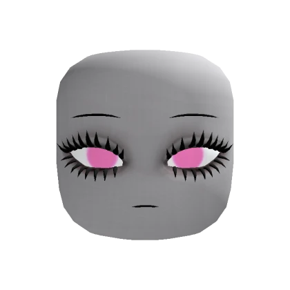 Eye Lashes Doll Head (simple color)