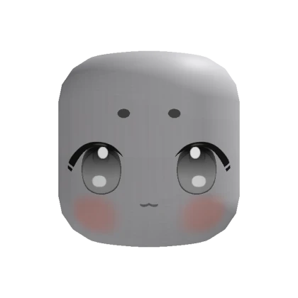 🍀Animated Soft Chibi Eyes Face (Black)