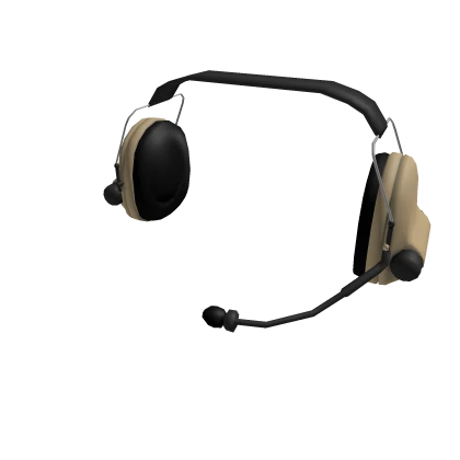 Tan Tactical Headset