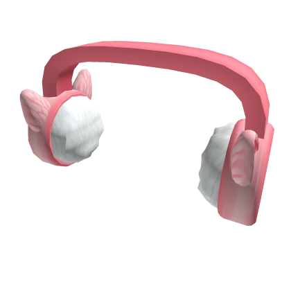 Pink Kitten Earmuffs