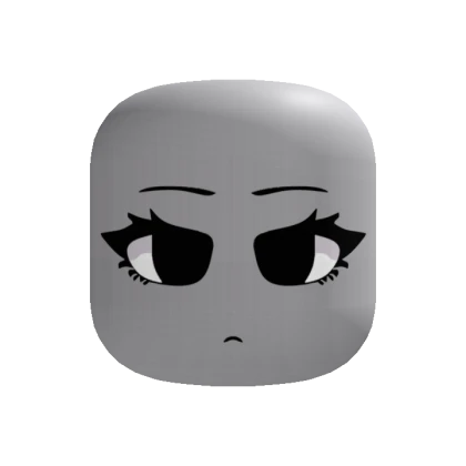 Chibi Sad Goth Face