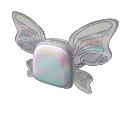 Holographic Butterfly Backpack