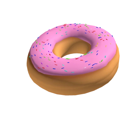 Pink Sprinkled Donut