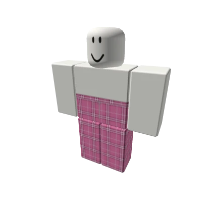 pink plaid pants