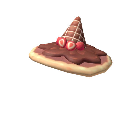 Chocolate Strawberry Witch Hat