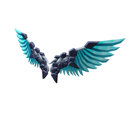 Cyan Wings of the Guardian