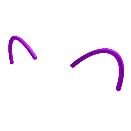 Purple Neon Cat Ears