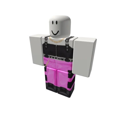 ପ emo black top + pink space pants ♡