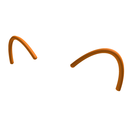 Orange Neon Cat Ears