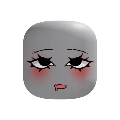 Cute Goth Punk Face Blush