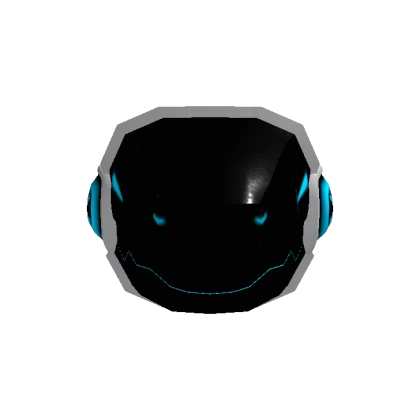 Angry Cyber Critter Head (Blue)