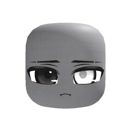 Animated Vampire Cat Anime Face - Black