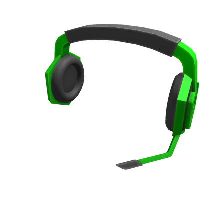 Green Gaming Headset