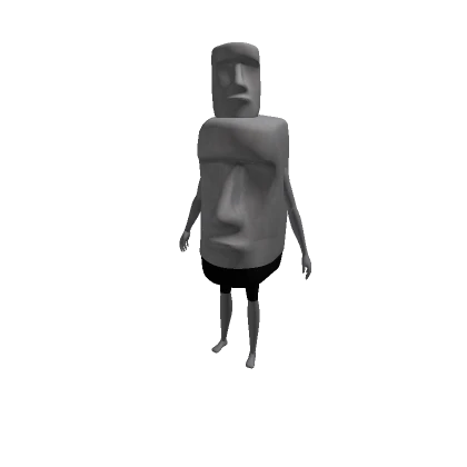 Walking Moai [Recolorable]