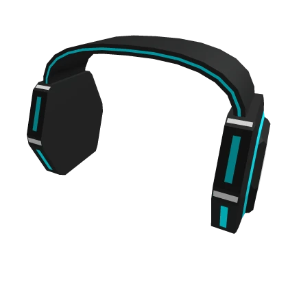 Cyan Cyber Headphones