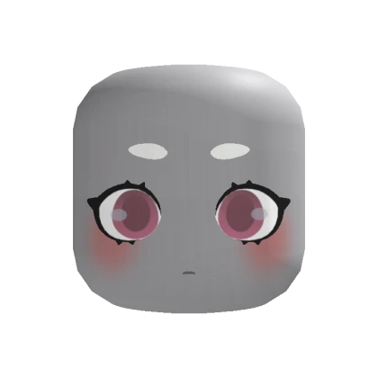 🍀Animated Lash Chibi Eyes Face (Pink)