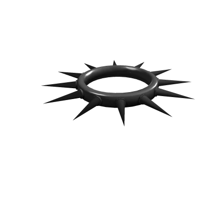 Black Iron Spiked Halo