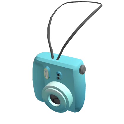 Blue Instant Camera