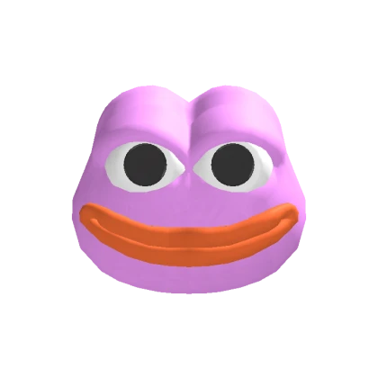 Pink Frog Meme Head