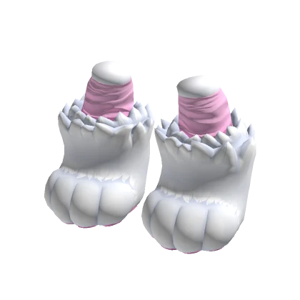 Cartoon Fursuit Feet Pink Sugar