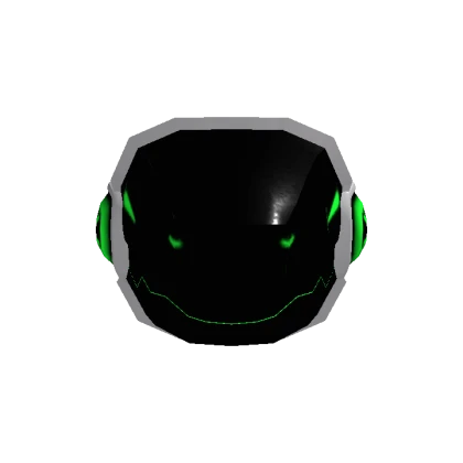 Angry Cyber Critter Head (Green)