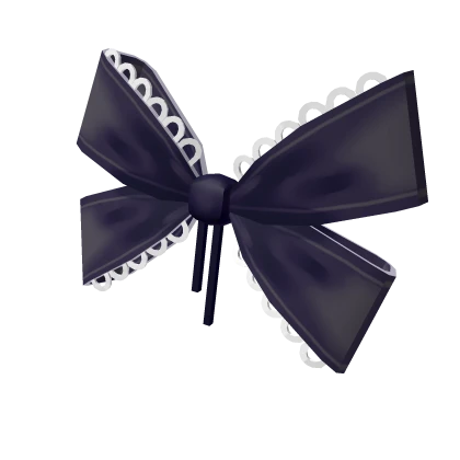 Black Laced Bow