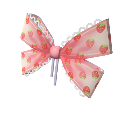 Strawberry Laced Bow