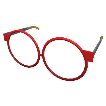 Red Round Sport Glasses