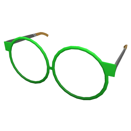 Green Round Sport Glasses