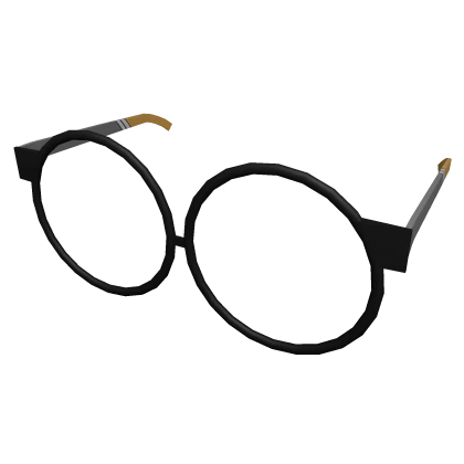 Black Round Sport Glasses