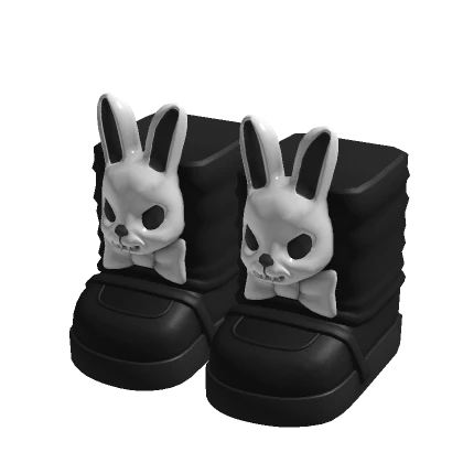 Woman Boots Goth Bunny