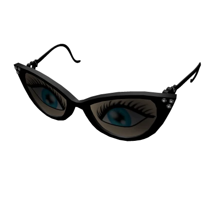 Blue Eyes & Black Hearts Sunglasses