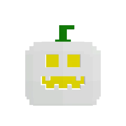 White Pixel Pumpkin