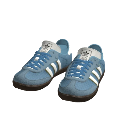 Blue Designer Samba shoes