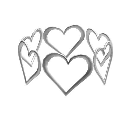 Silver Heart Crown