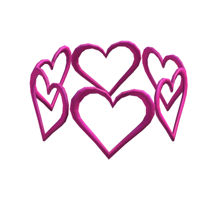 Pink Heart Crown