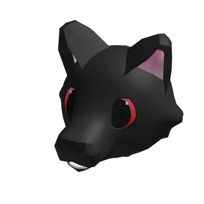 Black Furwolf Head