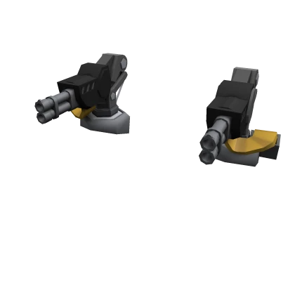 Black Shoulder Turrets