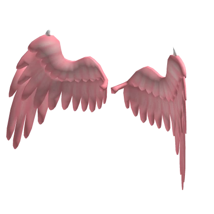 Pink Descended Wings